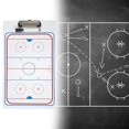 thumbnail image 1 of Tablero de entrenamiento de Hockey sobre hielo, marcador para entrenadores, pizarra blanca, tablero táctico regrabable suave, tablero de práctica de, 1 of 8