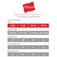 thumbnail image 4 of Hanes Girls Racerback Molded Bras 2-Pack, Sizes 6-16, 4 of 5