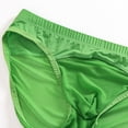 thumbnail image 5 of successthop Underwear Low Rise Brief Men Stylish Lightweight Soft Breathable Solid Underpant Green L, 5 of 8