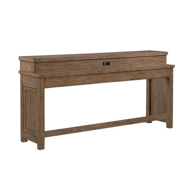 Liberty Furniture Table Console de Bar Pinebrook Ridge en Toffee Vieilli