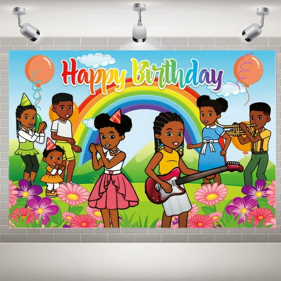 Gracies Corner Party Decoration Banner Photography Background for Kids Birthday Party Gracies Corner Photo Booth Props -2