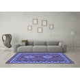 thumbnail image 3 of Ahgly Company Indoor Rectangle Oriental Blue Traditional Area Rugs, 5' x 7', 3 of 4