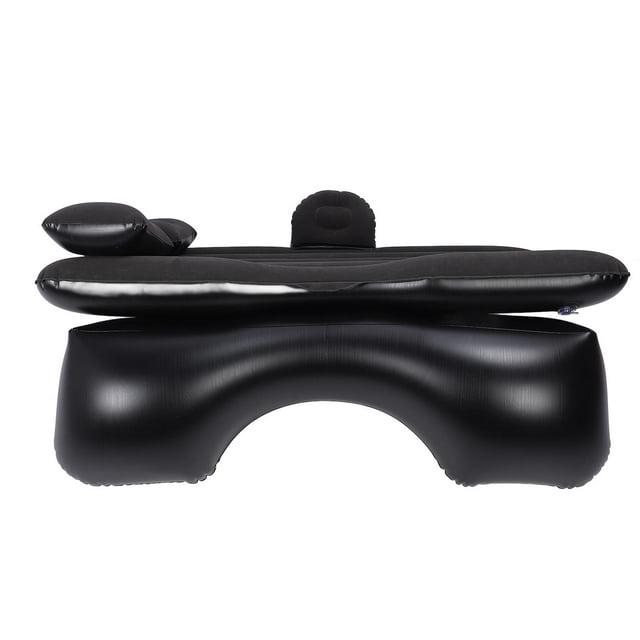 Inflatable Car Air Mattress + Enhanced Comfort Stable Support + Portable Car Back Bed + for SUVs Trucks Camping Trips