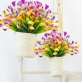 thumbnail image 2 of 6 Bundles Calla Lily Artificial Flowers Outdoor Decorations, Fake Flowers No Fade UV-Resistant Faux Plastic Flower Indoor Outside Hanging Planter Home Kitchen Garden Porch Decor (Multi), 2 of 17