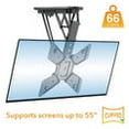 thumbnail image 4 of Mount-It! Retractable Motorized Ceiling TV Mount, Fits 32" to 55" TVs, Capacity 66 lbs., Remote Control, White, 4 of 11