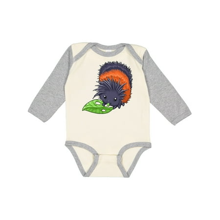 

Inktastic Wooly bear caterpillar- cute baby insect Gift Baby Boy or Baby Girl Long Sleeve Bodysuit