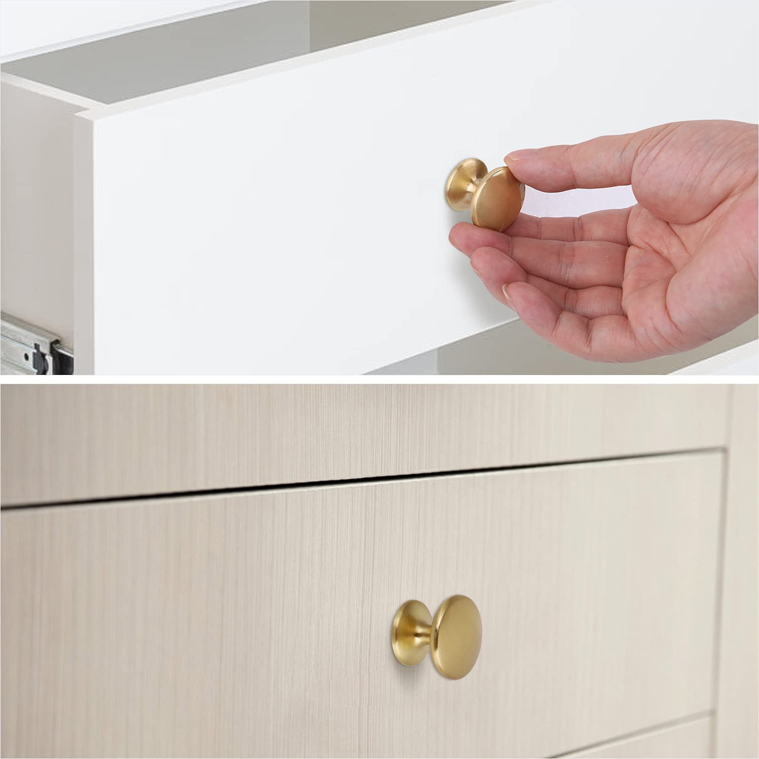 12x Wardrobe Cabinet Handles T/L Bar Kitchen Cupboard Pulls Drawer Knobs Gold A 