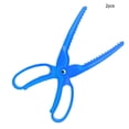 thumbnail image 3 of 2Pcs Fishing Pliers Line Scissors Useful Fish Lure Controller Hook Remover Plastic Multifunctional Tackle Cutting Tools Fittings Blue, 3 of 8