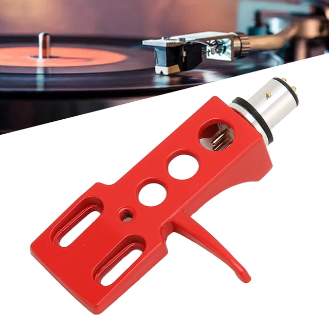 Soporte de Aguja de Lápiz Ócico de vinilo, Resistencia a la Corrosión de la manga Transparente de Cartucho fácil de conectar con tocadiscos para varios fono