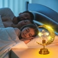 thumbnail image 4 of LED Iron Lamp Ball Lamp Muslim Festival Decorative Lamp Bedroom Table Lamp Modeling Lamp, Xinsrenus Under $5! LED Iron Lamp Ball Lamp, 4 of 5