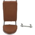 thumbnail image 2 of Children's Bike Bike Rear Kid Bicycle Bike Rear Handrail Armrest Child Carrier Bike Back Soft Cushion Rear Rack -Brown, 2 of 8