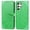 Green, variant on For Samsung Galaxy S22 Ultra Case,Flowers PU Leather Magnetic Closure Flip Stand Card Holders Purse Case Shockproof Anti-Scratch Protective Wallet Cover for Galaxy S22 Ultra 6.8",Green