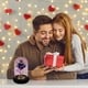 thumbnail image 1 of Adornos de San Valentín, regalos de San Valentín, rosa de papel de aluminio recubierta de vidrio, flor eterna, regalo creativo para vacaciones, luz nocturna LED luminosa, rosa decorativa., 1 of 7