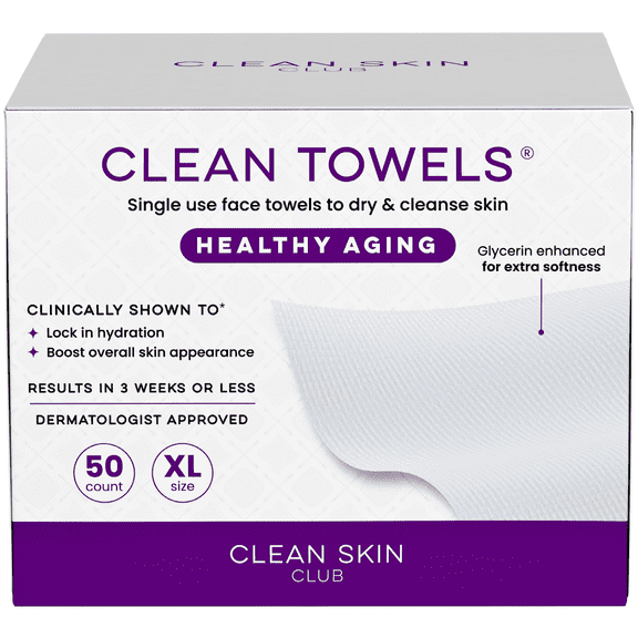Clean Towels Healthy Aging, 50ct