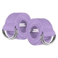 thumbnail image 1 of Uxcell Web Football Belt, Men Canvas Belt Web Flag Football D Ring, Adjustable Soccer Replacement Strap 51 Inch & 2 Pcs & Canvas & Purple, 1 of 7