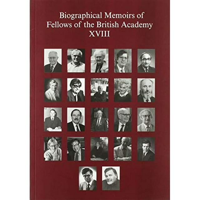 Mémoires Biographiques des Fellows de l'Académie Britannique, XII