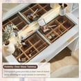thumbnail image 5 of 【36 Inch Large Size Mirror & Adjustable light】 vanity desk with mirror and lights offers a super large 36“ size mirror, which can ensure a true and accurate reflection, eliminating distortions that c, 5 of 7