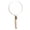 B, variant on Vintage Handheld Mirror for Makeup - Travel Handle Mirrors for Women Gold Embossed Flower Portable Princess Mirror Tabletop Party Classroom