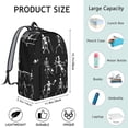 thumbnail image 3 of Mystical Moon and Stars Pattern Travel Backpack Comfortable Carrying Vintage Backpack with Durable Oxford Material Large Capacity Anti-theft Multifunctional Design for Daily Commuting and Outdoor Acti, 3 of 4