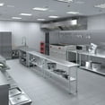 thumbnail image 4 of 18" x 72" Stainless Steel Work Table with Undershelf Food Prep NSF Utility Work Station, 4 of 9