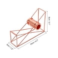 thumbnail image 2 of Uxcell Desktop Tape Dispenser Metal Roll Tapes Cutter Rose Golden, 2 of 5