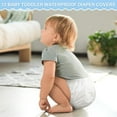 thumbnail image 6 of Yoqb 12 Packs Waterproof Plastic Pants for Toddlers Reusable Diaper Covers Unisex Baby Potty Training Underwear CoversA108, 6 of 6