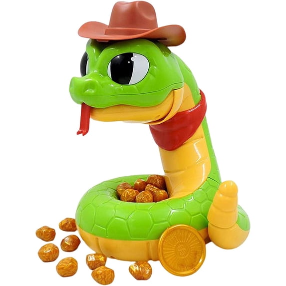 Electric Scary Snake Toy Rattlesnake Tricky Toy Funny Animals Biting Toy Multiplayer Party Game Family Interactive Toy for Kids Adults