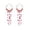 A, variant on Leeye Halloween Pearl Drop Earrings, Gothic Dripping Imitation Pearl Dangle Earrings with Red Accents, Vampire Jewelry for Halloween Party