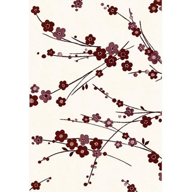 Dynamic Rugs IN710321906210 Infinity 6.7 x 9.6 32190-6210 - Ivory-Red
