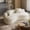 Beige, variant on Rophefx 79" Modern Curved Loveseat Sofa, Boneless Cloud Couch Boucle Chenille Curved Couches Fluffy Plush Deep Seat Loveseat with 2 Pillows for Living Room, Light Brown
