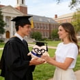 thumbnail image 5 of Cute Graduation Egg Plush Toy, Soft Stuffed Animal with Doctoral Cap & Glasses, Graduation Gift for High School & College Grads, Graduation Season Plush Keepsake for Students, 5 of 5