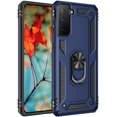 thumbnail image 6 of Entronix for Samsung Galaxy S21 Plus Heavy Duty Case with Rotating Ring Military Grade Protection with Shockproof Kickstand Cover for S21 Plus 5G 6.7 inch (Navy), 6 of 7