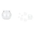 thumbnail image 1 of Acuario de escritorio,Pecera pequeña transparente,pecera,jarrón,mesa,Adhesivo de pared,Calcomanías de pared de peces para dormitorio,sala de estar y oficina,Pegatinas de pared de espejo, 1 of 8