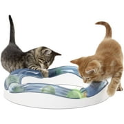 Angle View: Catit Design Senses Elevated Speed Play Circuit Cat Toy