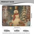 thumbnail image 7 of Yuyamidu Vintage Christmas Snowman Car Trunk Mat 29" x 39", Non-Slip Scratchproof Cargo Liner Full Protection Universal Fit for Most Cars, 7 of 7