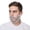 White, variant on 21" Black Disposable Breathable, Durable, Honeycomb Nylon Beard Netspack of 100