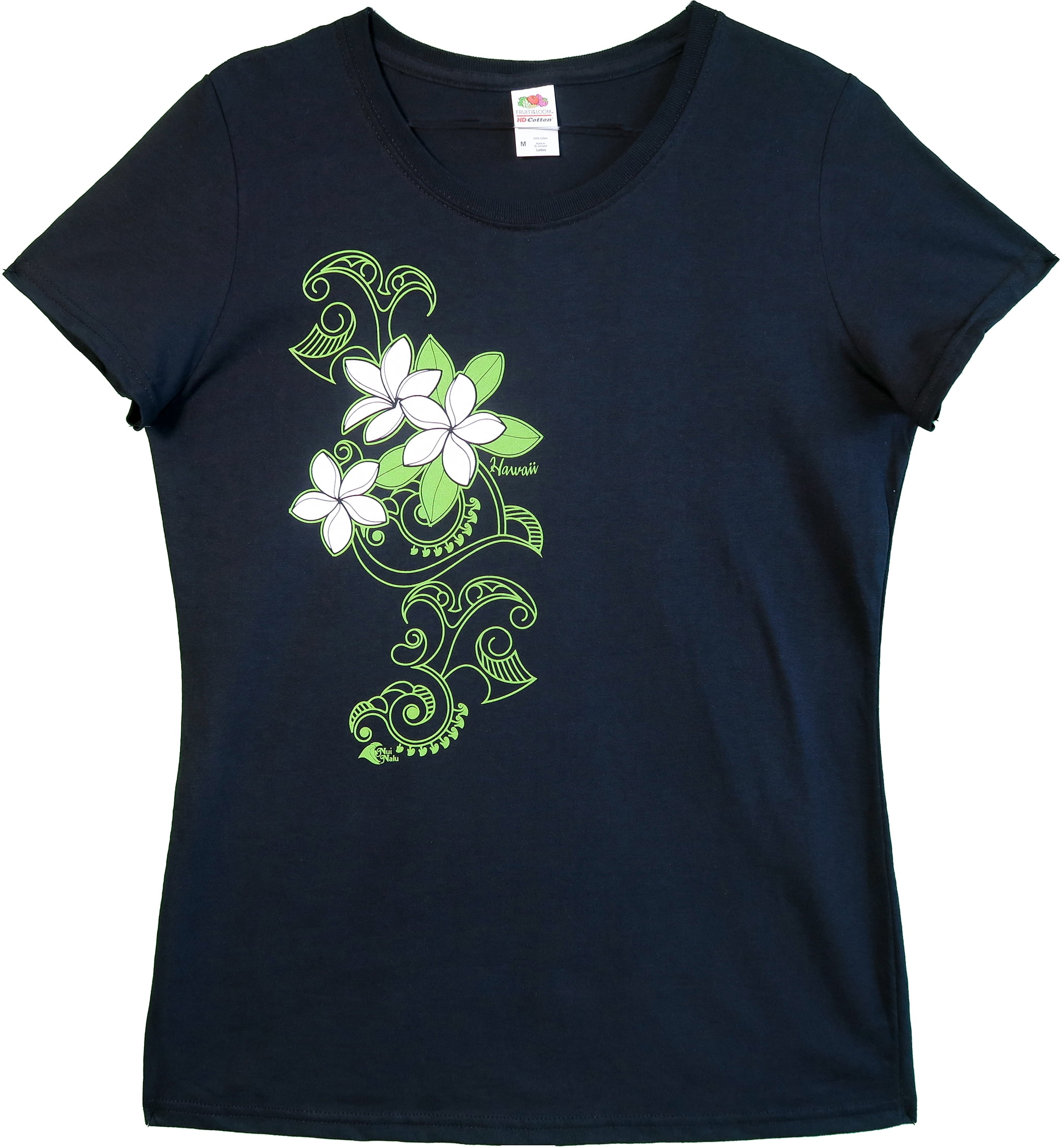 Ladies HI Tee 3 Plumerias