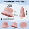 thumbnail image 5 of Faux Fur Bucket Hat for Winter – Fluffy Warm Furry Fisherman Cap with Adjustable Headband | Unisex Lightweight Sun Protection Hat for Casual, Travel, Skiing & Outdoor Activities, 5 of 12