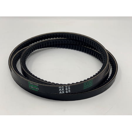 AX65 Classic Cogged V-Belt 1/2 x 67in Outside Circumference