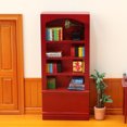 thumbnail image 2 of Shisuyan Décor de Bibliothèque Rouge Lot de 1 7.0x3.1x1.2po, 2 of 9