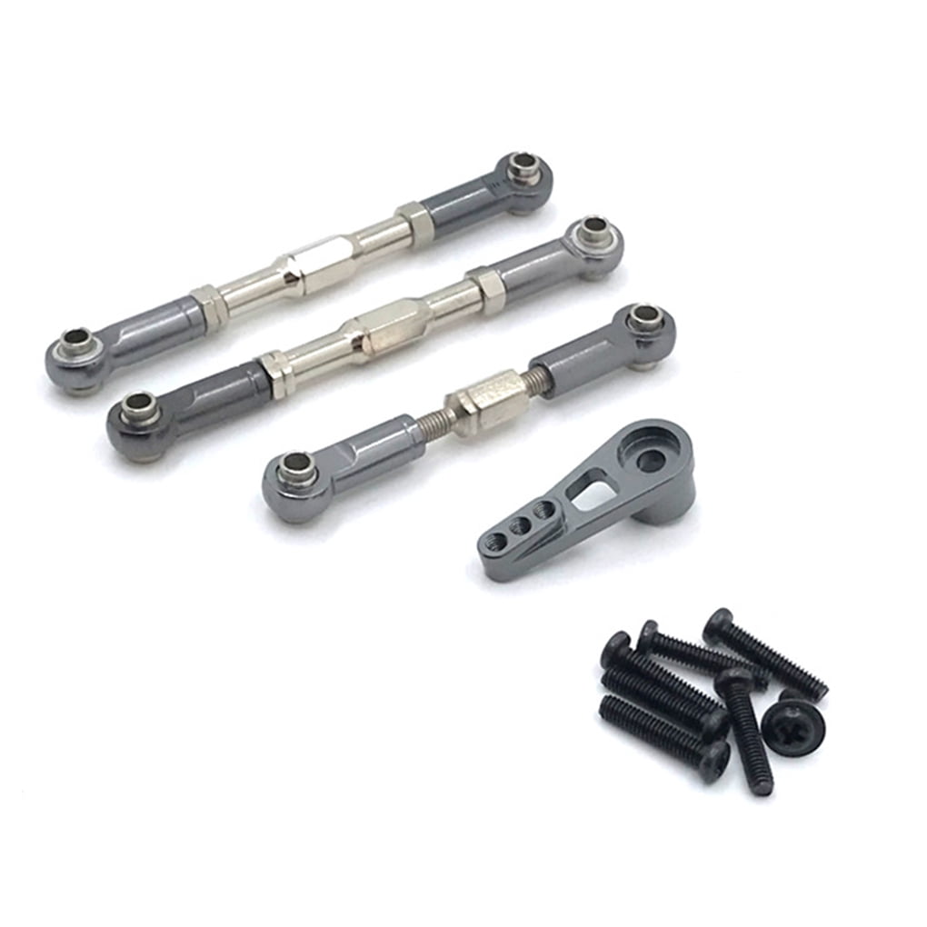 5 Tiges De Direction Pour Voiture RC 1/12, Barre De Traction En Plastique, Compatible 124008 Et 124010