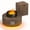 Dark Brown Wood Grain, variant on 50000 BTU Propane Fire Pit for Outdoor, 30 in. Gas Fire Pit Table Round Firepits for Outside Backyard, Patio