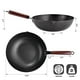 thumbnail image 4 of Wok Leidawn de acero al carbono 12.8 con tapa, juego de 11 piezas, 4 of 7