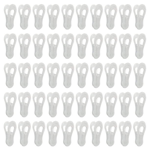 Pinzas de plástico multiusos que se añaden fácilmente a perchas de plástico Perchas de terciopelo, pinzas para ropa para perchas de plástico Perchas para pantalones
