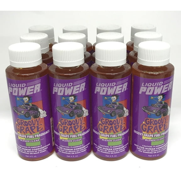 Power Plus Lubricants 12 PACK Groovy Grape Fuel Fragrance For Car Motorcycle ATV