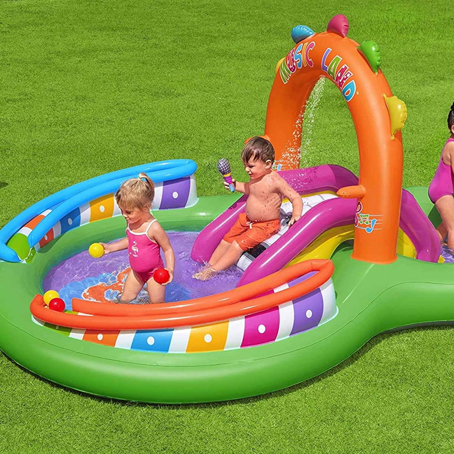 Small Pool HIWENA Inflatable Kiddie Pool 45