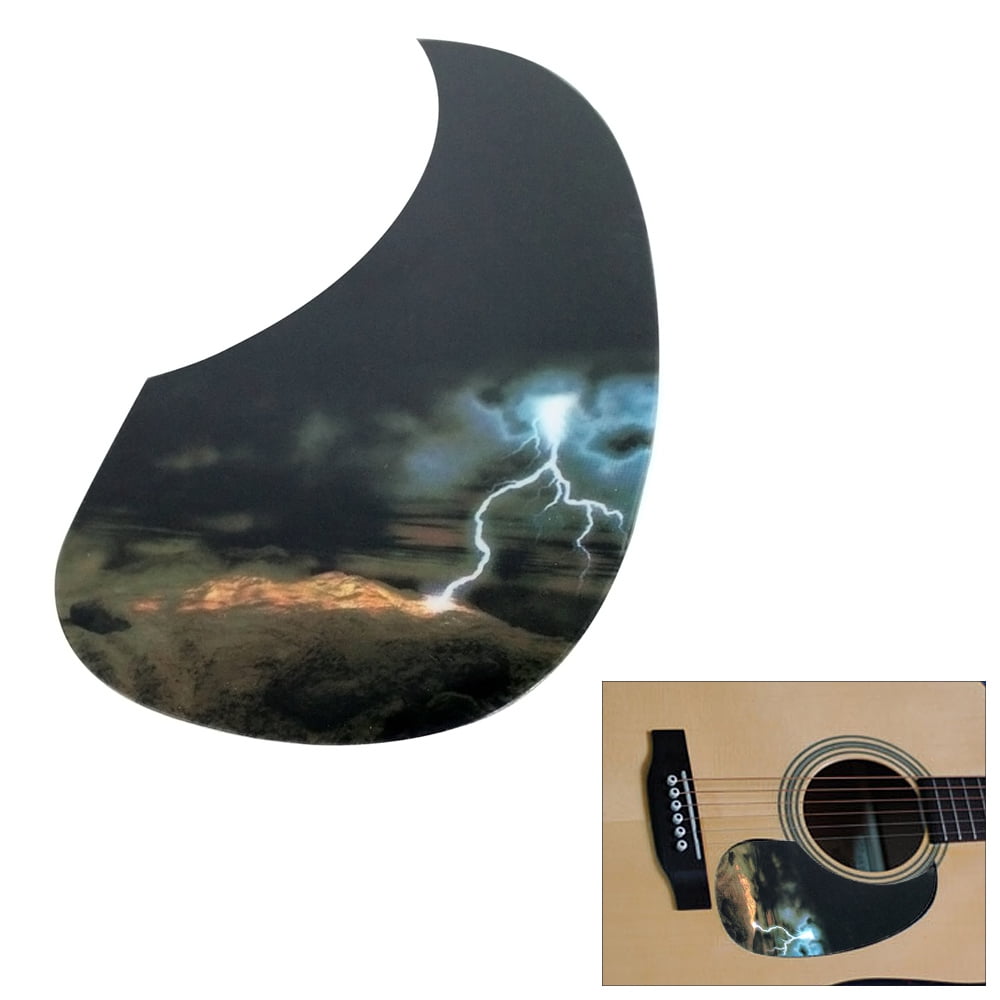 Left-Handed LoveinDIY 3 Pieces PVC 40 41 Acoustic Folk Guitar Pickguards Anti-scratch Plates as described 