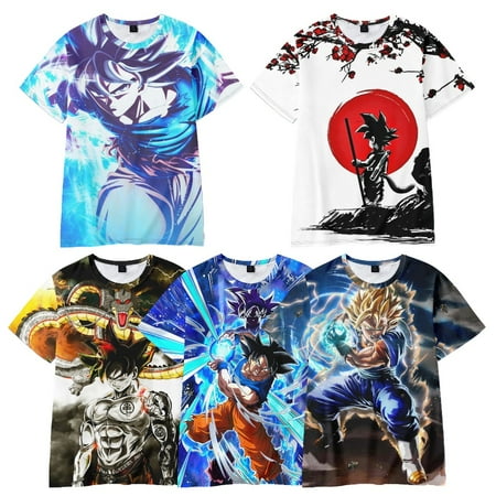

Dragon Ball Plus Size Anime Graphic Tee Oversized Tshirts For Men Boys