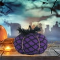 thumbnail image 2 of EazyTech 2025 Halloween Knitted Cotton Pumpkin Throw Pillow Decorations Small Plush Pillow - 7in Cute Gothic Pumpkin Props for Sofa, Table, Living Room, Gifts for Women Men, 2 of 7