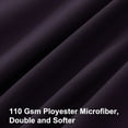 thumbnail image 5 of Unique Bargains 4-Pack Solid Microfiber Pillowcases Purple Queen(20"x30"), 5 of 8